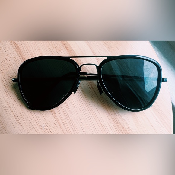 Designer aviators. Black. - Picture 2 of 5